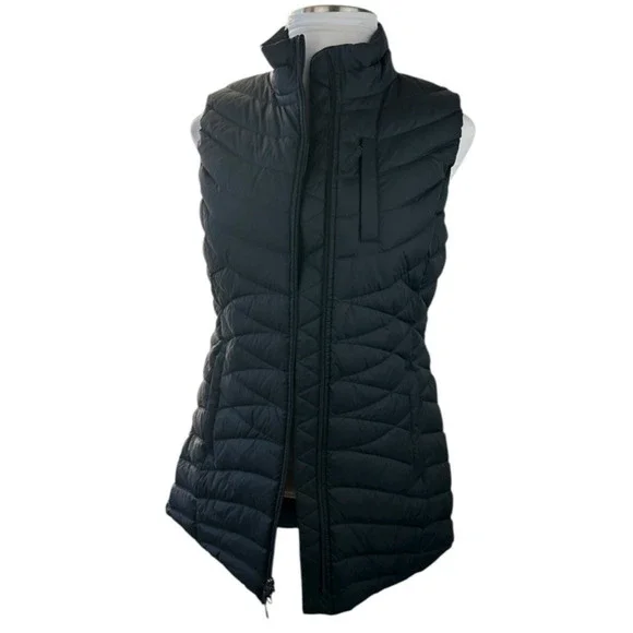 NWT Duluth Women's Cold Faithful Down Tunic Vest Full Zip Puffer in Black Medium - Picture 15 of 15